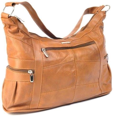 Angelina Large Leather Shoulder Bag 